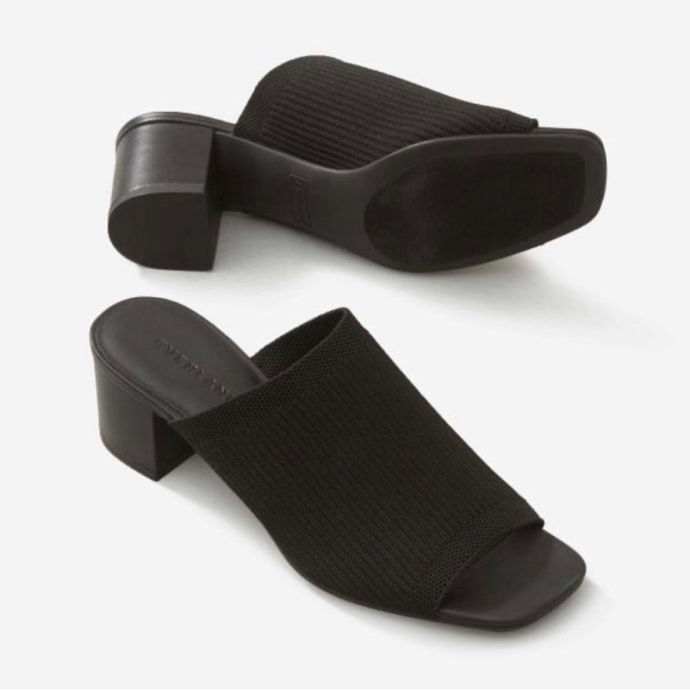 Everlane Glove Mule in ReKnit black